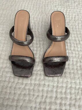 Shu Shop Farah metallic heels